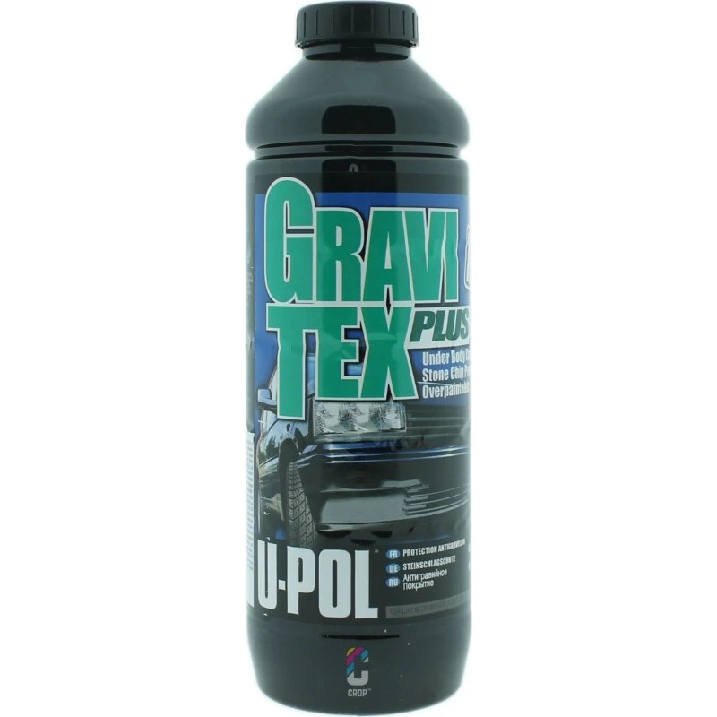 U-Pol Gravitex Plus HS Antipietrisco Nero 1L
