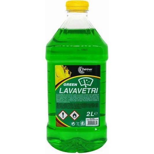 Green Liquido Lavavetri 2L Detergente per Vetri Auto