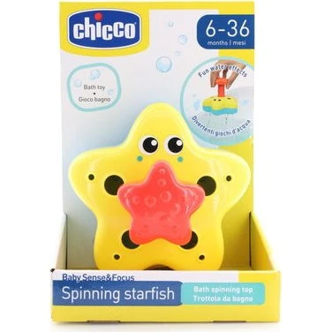 Chicco Gioco Bsf Stella Marina Trottolina Blu Rosso Giallo
