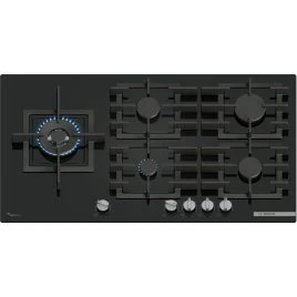 Bosch Serie 6 PPM9A6I40 Piano Cottura a Gas 90 cm 5 Fuochi Nero