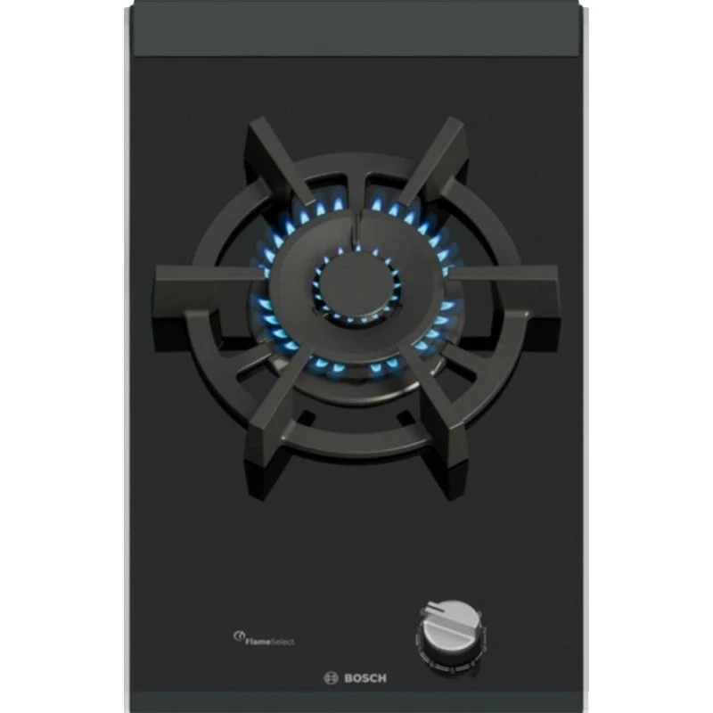 Bosch Serie 8 PRA3A6I10 Piano Cottura a Gas 30 cm 1 Zona Nero