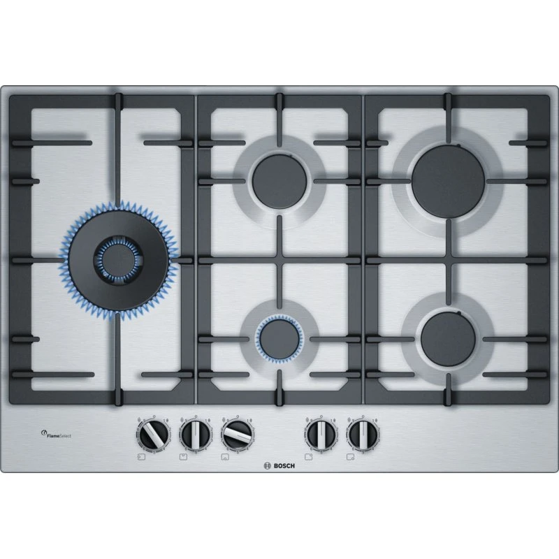 Bosch PCS7A5B90 Piano Cottura 75cm Gas Inox
