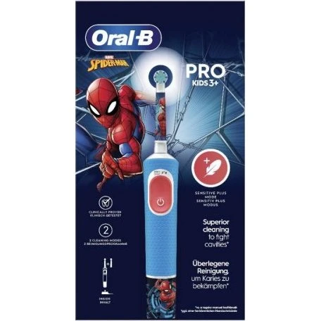 Oral-B Spiderman Spazzolino Elettrico Pro Kids da 3 anni