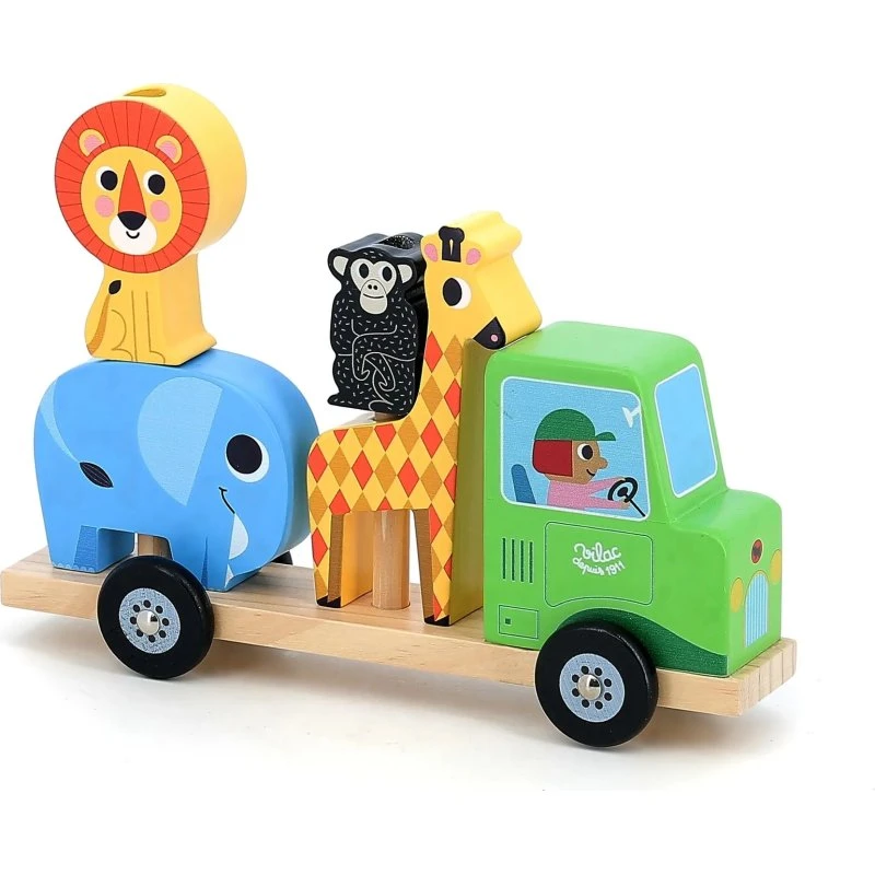 Vilac Impilabile Safari Animale con Camion