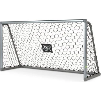 EXIT Scala Porta da Calcio in Alluminio 220x120cm Argento Opaco