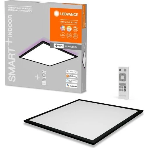 LEDVANCE SMART+ Pannello LED 60x60cm RGB WiFi Nero