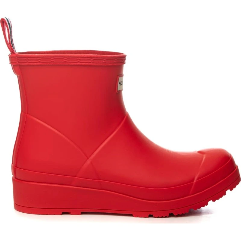 Hunter Play Short Boot Donna Corallo Rosso