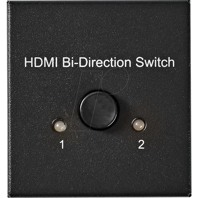 Nedis HDMI Switch 3-Port 4K@60Hz Metallo Antracite
