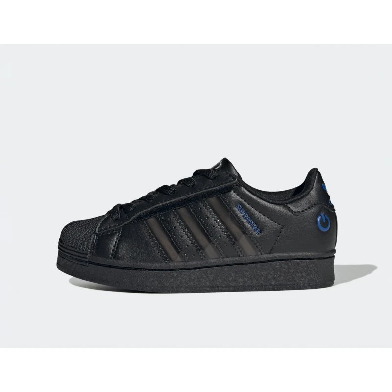 adidas Originals Superstar LED Lights Nero Bambini