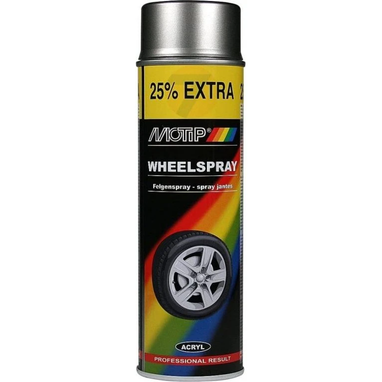 Motip Vernice Spray Cerchioni Acciaio 500ml