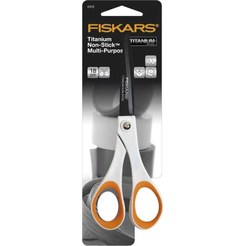 Fiskars Forbici Multiuso Titanio 17 cm