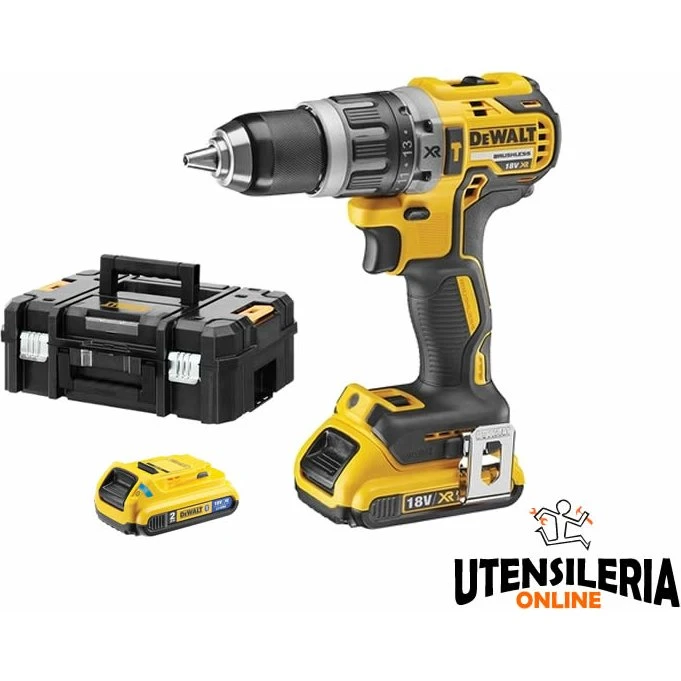 DeWALT DCD796D2-QW Trapano Avvitatore 18V Brushless 2x2Ah