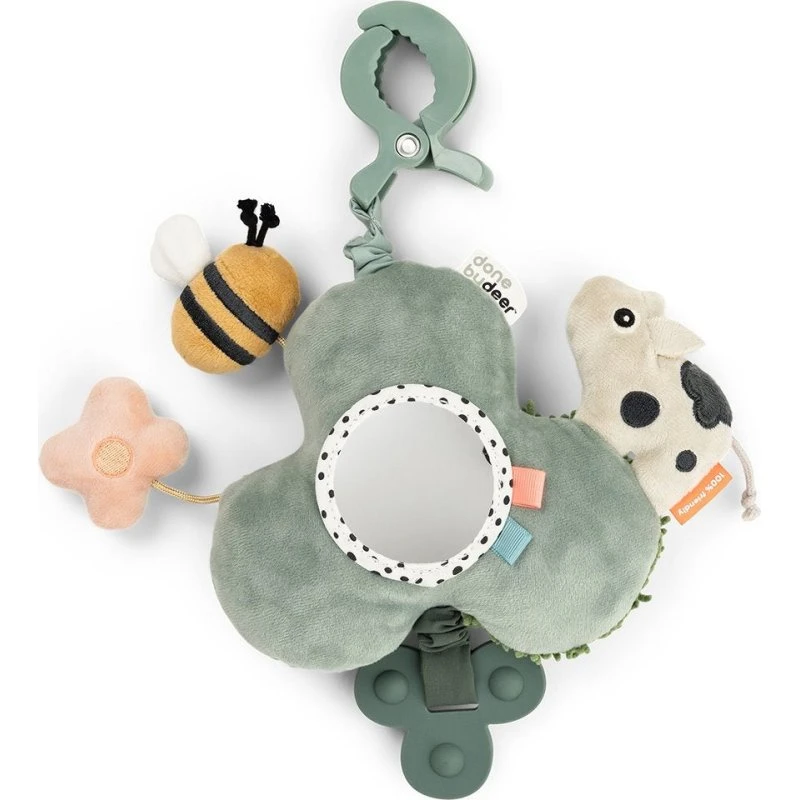 Done by Deer Appendino sensoriale Tiny Farm verde