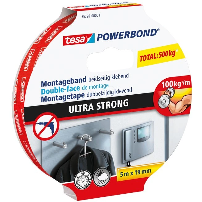 Tesa Powerbond Ultra Strong 19mm x 5m incolore