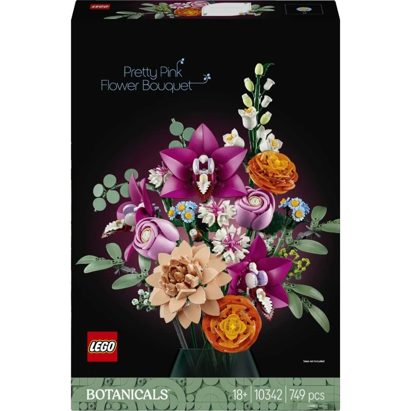 LEGO Botanicals Bouquet di Fiori Rosa 10342