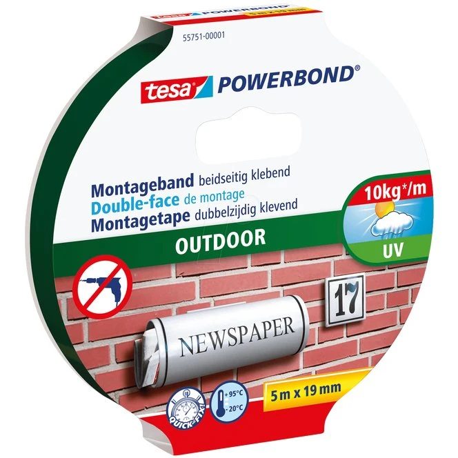 Tesa Powerbond® Outdoor 5 m x 19 mm