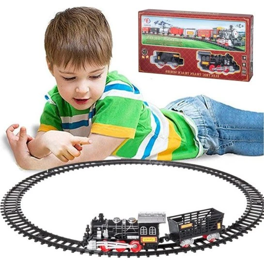 Trenino Bambini 204cm con Luci e Suoni