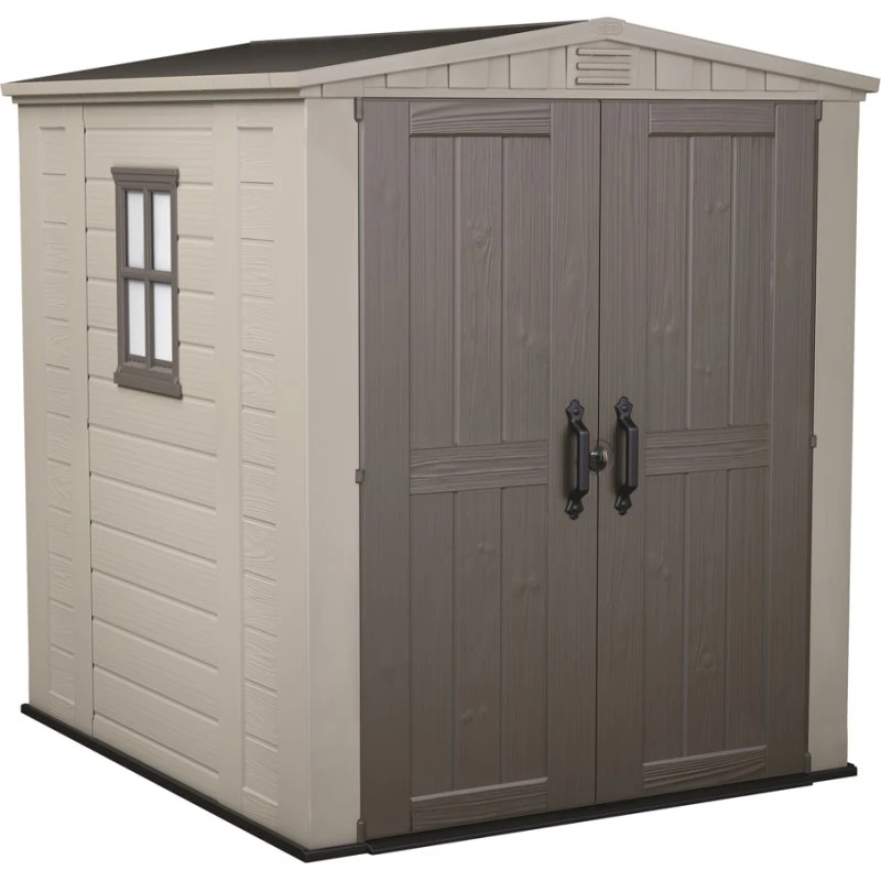 Keter Factor 6x6 Beige - Casetta Giardino 178x195,5x208 cm