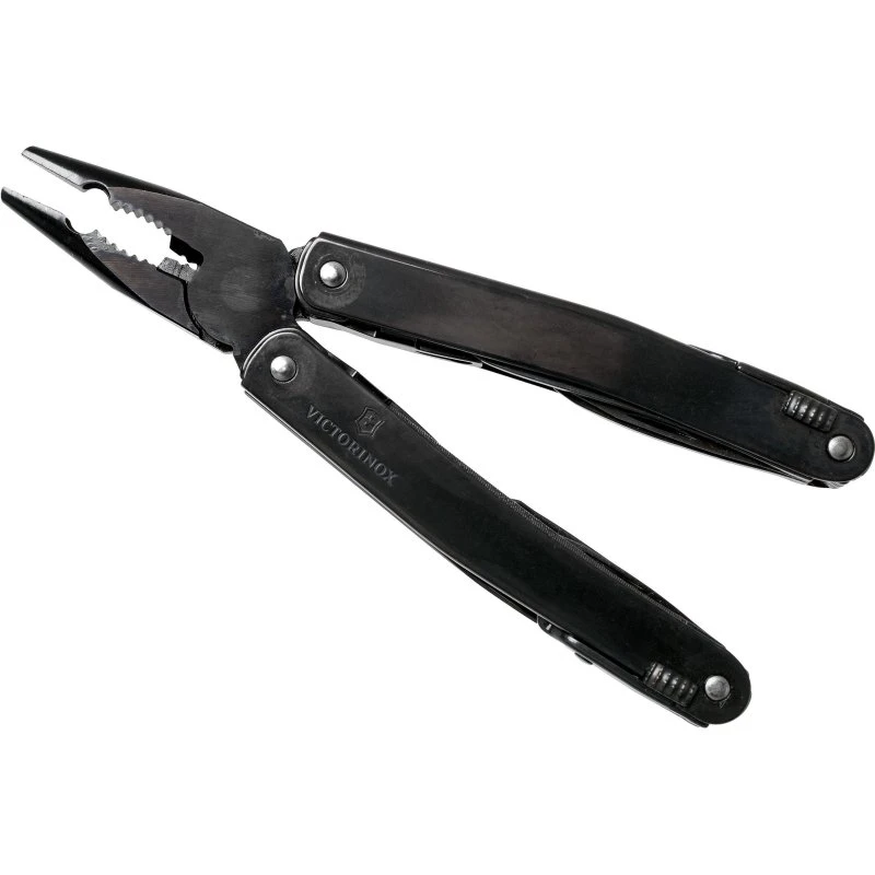 Victorinox 2 Coltelli Tavola Neri 11 cm Lame Sehhettate