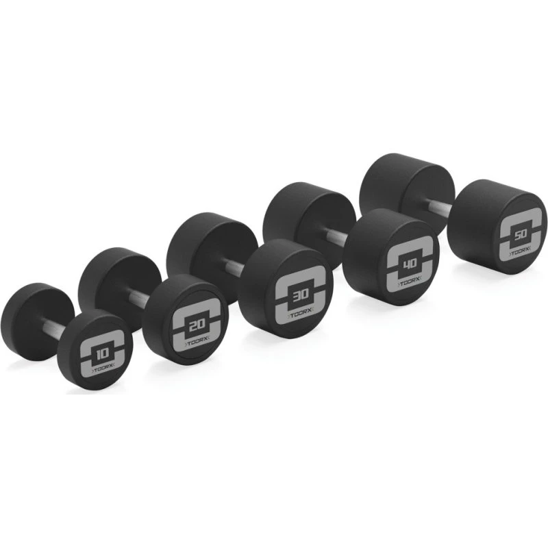 Toorx Manubrio gommato nero/cromo 4 kg