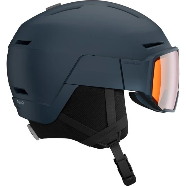 Salomon Osmo Casco con Visiera Blue/UNIV TO
