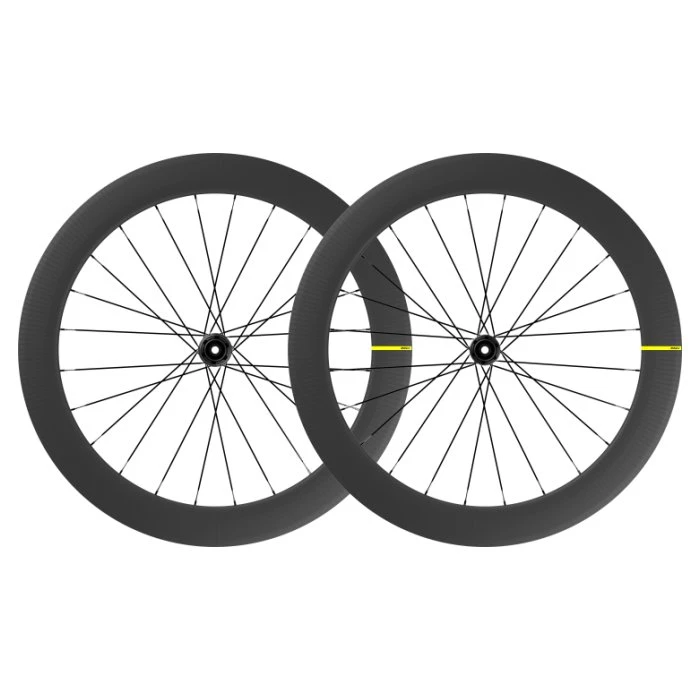 Mavic Cosmic SL 65 Ruota Anteriore 28" Carbone Nero