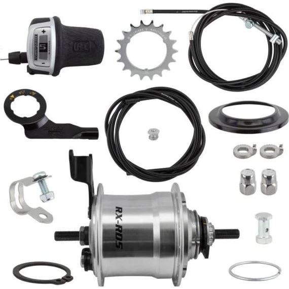 Sturmey Archer RX-RD5 Mozzo Posteriore 5V 36 Fori Freno Tamburo