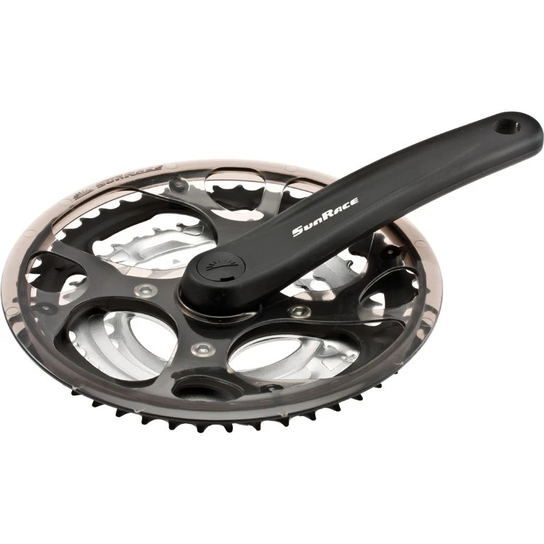 SunRace M3 170mm Guarnitura Alluminio Nero 48/38/28