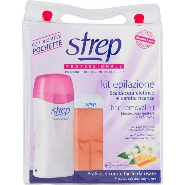 Strep Professional Kit Epilazione Scaldacera Elettrico + Ceretta 100ml