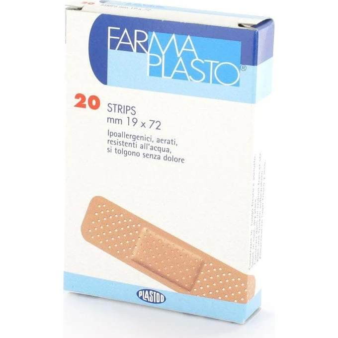 Farma Plasto Cerotti Ipoallergenici Aerati 19x72 mm 20 Pezzi