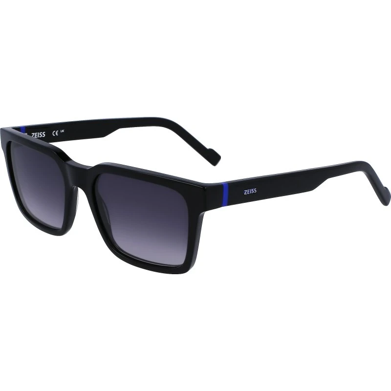 Zeiss ZS23527S 001 Occhiali da Sole Uomo Quadrati Nero
