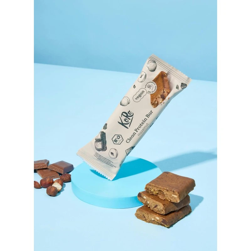 KoRo Barretta Proteica Vegan alla Nocciola Bio 60g