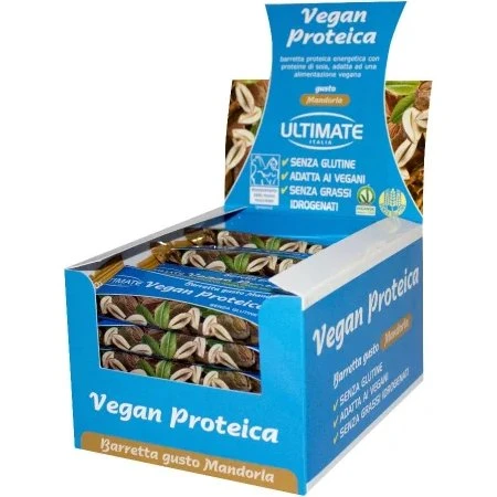 Ultimate Italia Barretta Vegan Proteica Mandorla 24Pz
