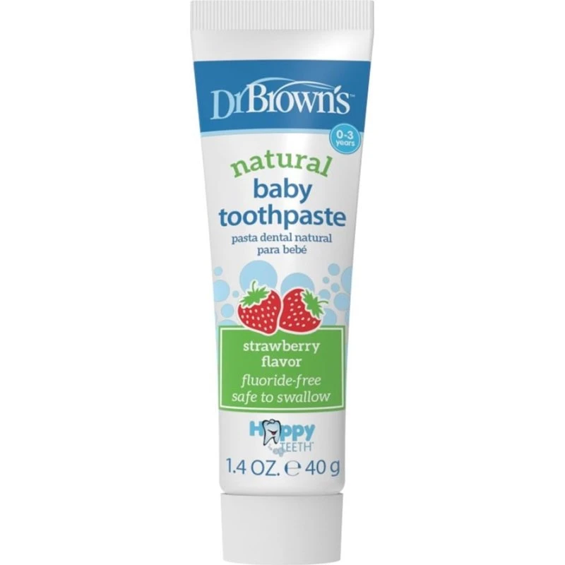 Dr. Brown’s Dentifricio Fresa 0-3 anni 40g