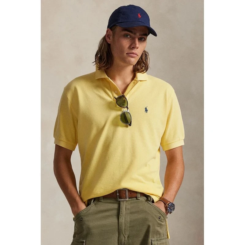 Polo Ralph Lauren in Cotone Uomo Giallo 710A12934