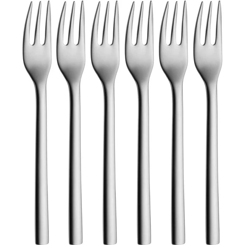 WMF Set 6 Forchette Lunch Nuova Grigio Acciaio Inox 18/10