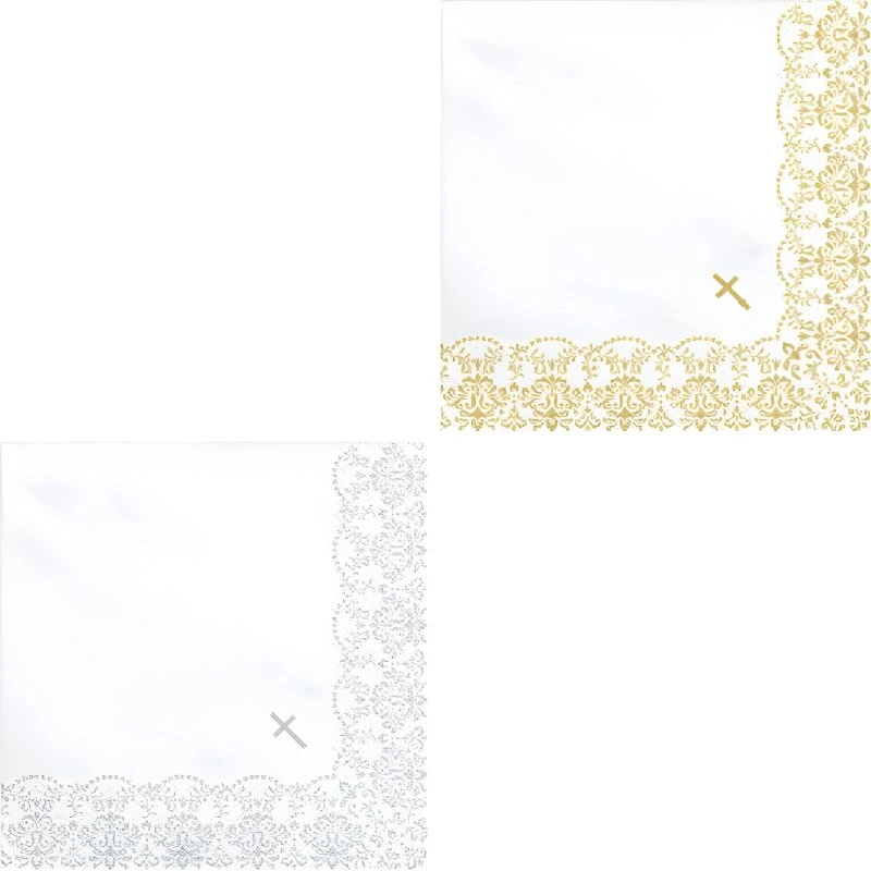 Tovaglioli Croce Oro 33cm 20pz
