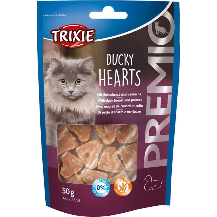 Trixie Cuori Premio Anatra e Merluzzo 50g