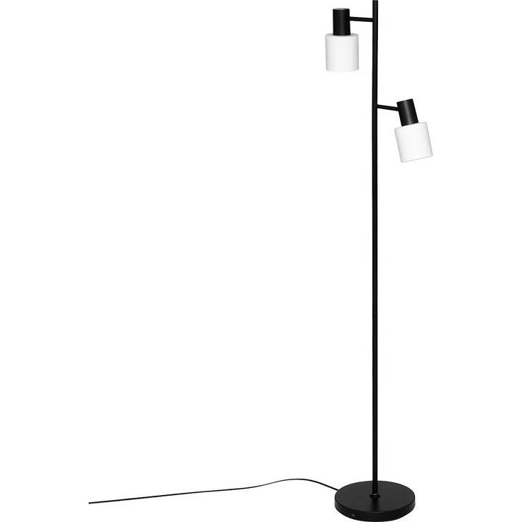 Lampada da terra nera 143 cm