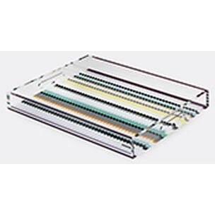 Missoni Curt Vassoio 30x45 cm Zig Zag Plexiglass
