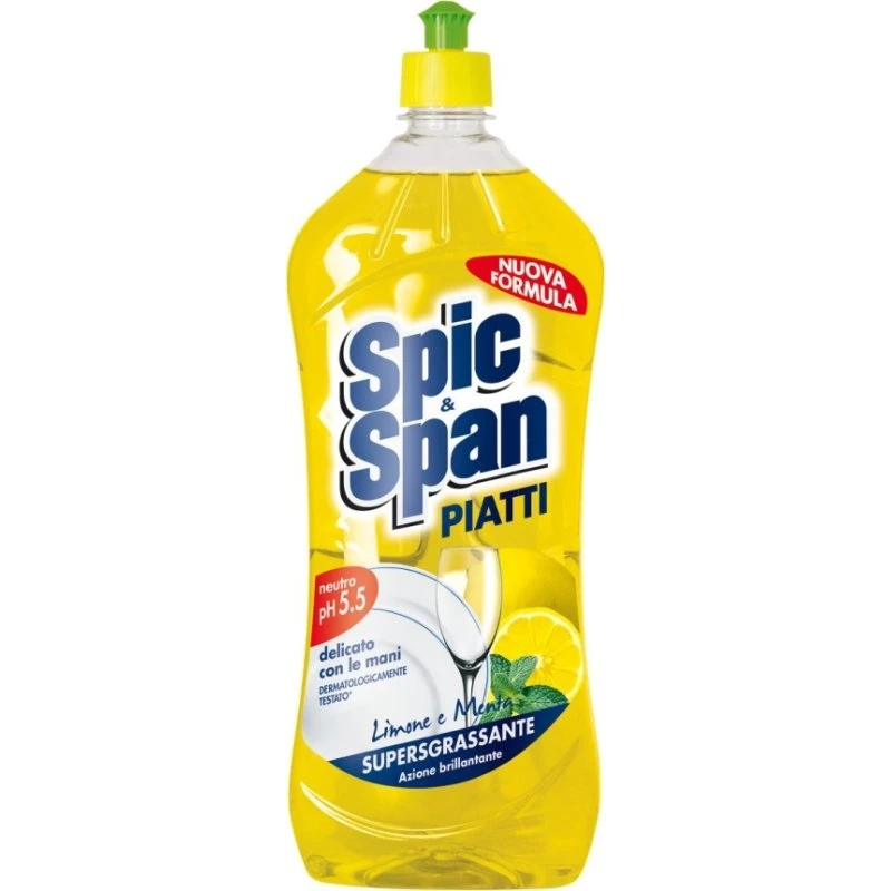 Spic & Span Detersivo per Piatti al Limone 1000 ml