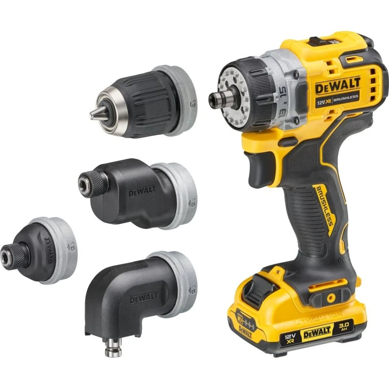 DeWALT DCD703L2T-QW Avvitatore Multitesta 12V XR Brushless 2x3Ah