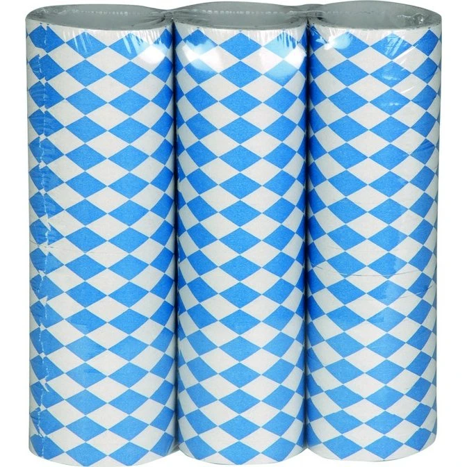 3 Wiesn Zeit Serpentine 4m Blu/Bianco