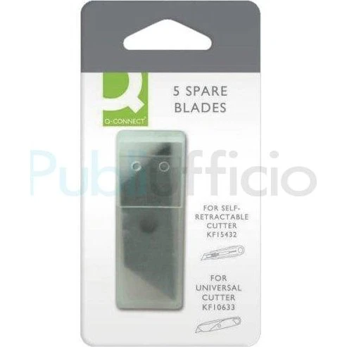 Q-Connect Lama di Ricambio Trapezoidale KF15433, Confezione da 5