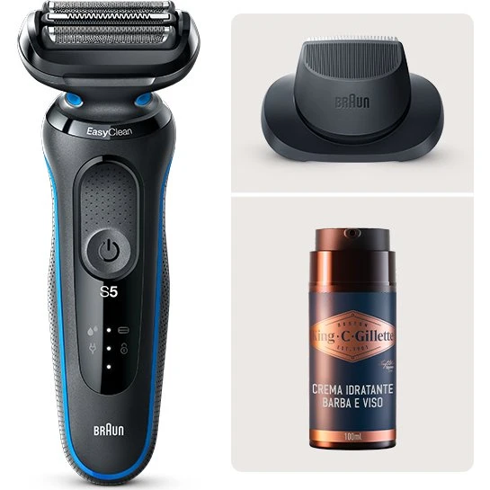 Braun Series 5 51-B1200s + Crema King C. Gillette 100 ml