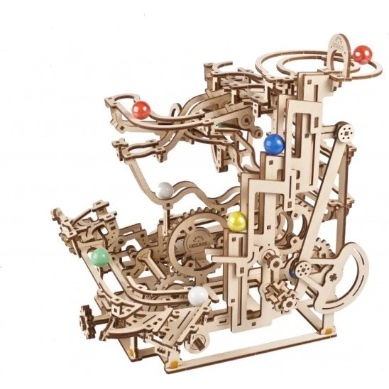 UGEARS Pista Biglie Marble Run 3 Paranco Multilivello