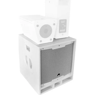 Omnitronic MAXX-1206DSP Subwoofer Attivo 12" Bianco