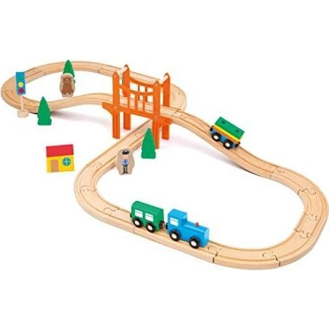 SEVI Pista per Trenino (39 pz) - Wood Eco Smart