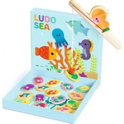 Djeco Ludo Sea - 4 Giochi in 1
