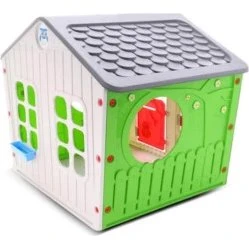 Country House - Casetta Gioco Giardino in Resina Multicolor